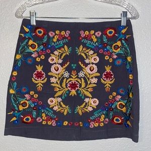 Gorgeous Altar’d State Embroidered Skirt. Like New.